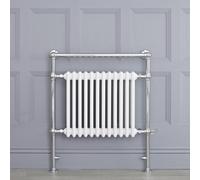 Radiador Toallero Tradicional con Elemento Eléctrico de 800 Watt - Blanco - 930mm x 790mm - Elizabeth