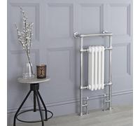 HudsonReed Radiador Toallero Blanco Tradicional - 930mm x 452mm (con Barra Superior Plana) - Elizabeth