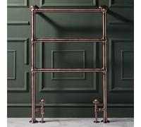 Radiador Toallero Tradicional Minimalista Bronce Cepillado - 966 mm x 673 mm - Condesa