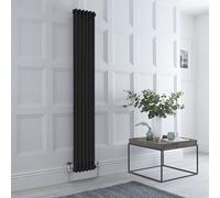 Radiador Tradicional Doble Vertical Negro - 1800mm x 290mm - Regent