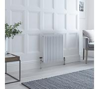 Radiador Tradicional Horizontal de 750mm x 605mm en Blanco - Cuádruple - Regent