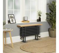 HudsonReed Radiador Horizontal Estilo Hierro Fundido con Banco Color Antracita - Disponible en Distintos Tamaños - Regent