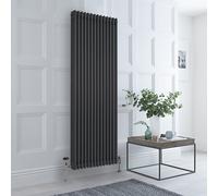 Radiador Tradicional Vertical de 1800mm x 650mm en Antracita - Triple - Regent