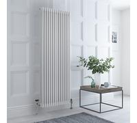 Radiador Tradicional Vertical de 1800mm x 650mm en Blanco - Triple - Regent