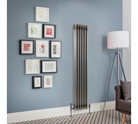Radiador Vertical Tradicional - Color Metal Rudo Lacado - 1500mm x 290mm - Columnas Triples