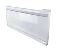 Radiadores con placa interna de hierro fundido de gran potencia. con control por wifi. display lcd. termostato. 4 modos de funcionamiento y 9 programas preinstalados. diseño rectangular en blanco para