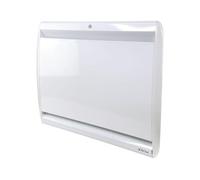 Radiadores con placa interna de hierro fundido de gran potencia. con control por wifi. display lcd. termostato. 4 modos de funcionamiento y 9 programas preinstalados. diseño rectangular en blanco para