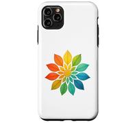 Radial Mandala Bloom - Diseño artístico de simetría abstracta Carcasa para iPhone 11 Pro Max
