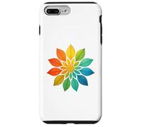 Radial Mandala Bloom - Diseño artístico de simetría abstracta Carcasa para iPhone 7 Plus/8 Plus