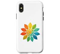 Radial Mandala Bloom - Diseño artístico de simetría abstracta Carcasa para iPhone X/XS