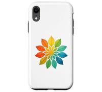 Radial Mandala Bloom - Diseño artístico de simetría abstracta Carcasa para iPhone XR