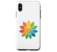 Radial Mandala Bloom - Diseño artístico de simetría abstracta Carcasa para iPhone XS Max