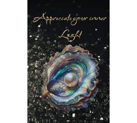 Radiance Within - Pearl Journal on Black Cover - Inspirational Writing Notebook for Gratitude, Self-Discovery, and Daily Reflection: An inspiration to explore your inner light - reflect and rediscover your beauty within every page.