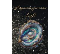 Radiance Within - Pearl Journal on Black Cover - Inspirational Writing Notebook for Gratitude, Self-Discovery, and Daily Reflection: 120 Pages - An ... and rediscover your beauty within every page.