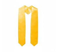 RadianceBiz Banda de Graduación Sash Cinta Toga Símbolo de Que Celebra y la Dedicación Académico Adecuada para Ceremonias Académicas Escolares Coros Formales, Amarillo