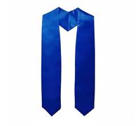 RadianceBiz Banda de Graduación Sash Cinta Toga Símbolo de Que Celebra y la Dedicación Académico Adecuada para Ceremonias Académicas Escolares Coros Formales, Azul Real