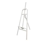 RadianceBiz Caballete de Madera para Pintar, Caballete para Artistas, Suministros de Arte, Supporte para Pintar en El Suelo, Color Rosa, Blanco