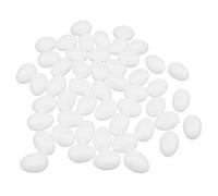 RadianceBiz Huevos de Espuma de Poliestireno para Modelado, Manualidades, Pintura Artística, 5/10/50, 5cm