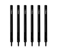 RadianceBiz Juego de 6 Perforadoras de Cuero, Perforadoras Huecas de Cuero de 1,5 Mm, Herramientas Profesionales para Coser Cinturones de Cuero.