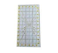 RadianceBiz Regla Rectangular Acrílica para Acolchado, Plantilla de Corte de Tela, Regla de Cuadrícula Hecha a Mano para Imprimir Tela Y Papel, Ideal para