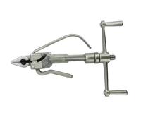 RadianceBiz Tensadora Bridas Metálicas con Mordaza Corte Ajustable Flejadora Manual Robusta para Trabajos Eléctricos, Tornillo Grueso