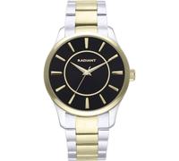 Radiant analógico modelo mallorca 44mm black dial bitone gold bra. ma