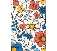 Radiant Blossoms: A Floral Writing & Sketch Journal: 110 Pages of Bright & Beautiful Flowers for Creativity & Reflection