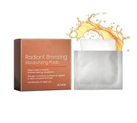 Radiant Bronzing Moisturizing Pads, Glowing Bronze Towelettes, 10-Piece Wipe with Hydrating Build, Sun-Kissed Bronzing Pads, Beauty Applicator with Luminous Style, Tone Tool for Makeup and Travel