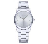 Radiant - Colección Fiji - Reloj analógico de Cuarzo. Reloj de Pulsera para Mujer. Reloj de Brazalete con Esfera Plateada y Correa de Acero Inoxidable. Tamaño 36mm. 3ATM.