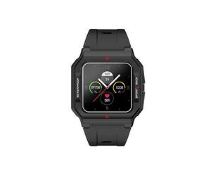 Radiant - Colección L.A. - Reloj Inteligente Smartwatch para Niños - Android + iOS - Caja de 35mm -Notificaciones y Llamadas - Batería: hasta 5 días - Pulsera de Actividad para Adolescentes - Negro