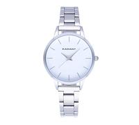 Radiant - Colección Light - Reloj analógico de Cuarzo. Reloj de Pulsera para Mujer. Reloj de Brazalete con Esfera Plateada y Correa de Acero Inoxidable. Tamaño 36mm. 3ATM.