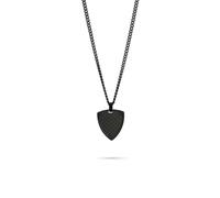 Radiant - Colección Lombok- Collar de Cadena Negra y Placa Negra para Hombre, Lujo y Elegancia para un Estilo Distinguido.