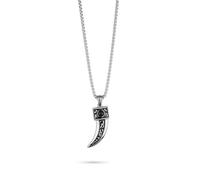 Radiant - Colección Lombok- Collar Plata Colgante Forma Cuerno para Hombre, Sofisticado y Elegante para un Estilo Distinguido.