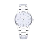 Radiant - Colección Saona- Reloj analógico de Cuarzo. Reloj de Pulsera para Mujer. Reloj de Brazalete con Esfera Plateada y Correa de Acero Inoxidable. Tamaño 36mm. 3ATM.