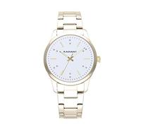 Radiant - Colección Saona - Reloj analógico de Cuarzo. Reloj de Pulsera para Mujer. Reloj de Brazalete con Esfera Dorada y Correa de Acero Inoxidable. Tamaño 36mm. 3ATM.
