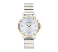 RADIANT - Collection Ornella - Montre analogique. Montre Bracelet pour Femme. Montre à Bracelet Avec Cadran argenté et Bracelet argenté et doré. Taille 36mm. 3ATM.