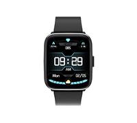 Radiant Golden Gate Collection - Reloj Inteligente con frecuencia cardíaca, Monitor de presión Arterial, Monitor de sueño y función de Pulsera de Actividad, Compatible con Android iOS, Negro