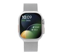 Radiant - Hollywood - Reloj Inteligente, Smartwatch con Pulsometro, Tensiometro, Monitor de Sueño y Pulsera Actividad Digital para Hombre y Mujer. Compatible con Android iOS (Acero Plateada)