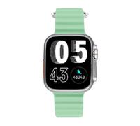 Radiant - Jersey - Reloj Inteligente, Smartwatch con Pulsometro, Tensiometro, Monitor de Sueño y Pulsera Actividad Digital. para Hombre y Mujer. Compatible con Android iOS (Silicona Verde)