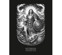 Radiant Light Notebook - Norse Mythology Journal: Symbol of Light & Purity Art | Nordic Warrior Design | Viking Inspired Design for Writers, Artists & Fantasy Fans (Ragnarok Saga)