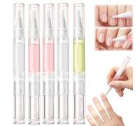 Radiant Nail Growth Oil, Cosmetics Nail Growth Oil, Nail Oil Cuticle Pens, Cuticle Revitalizer for Agnail Nourish Skin Nail Care (5 Pcs)