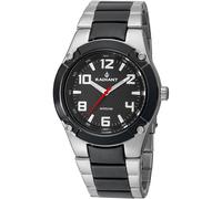 Radiant reloj analógico para hombre de cuarzo con correa en acero ino
