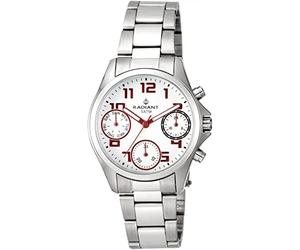 Radiant Reloj Cronógrafo para Unisex Adultos de Cuarzo con Correa en Acero Inoxidable RA385705A