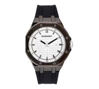 Radiant reloj hombre 5 atm, color de la pulsera negro con caja de meta