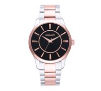 Radiant Reloj Hombre 5 ATM, Color De La Pulsera Oro Rosa, Plateado con Caja De Metal De Color Oro Rosa, Plateado Tamaño De La Caja 44,00 Mm