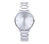 Radiant - Colección Mykonos - Reloj analógico y automático. Reloj de Pulsera para Mujer. Reloj de Brazalete con Esfera plateda y Correa de Acero Inoxidable. Tamaño 38mm. 3ATM.