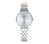 Radiant - Colección Sri Lanka - Reloj analógico de Cuarzo. Reloj de Pulsera para Mujer. Reloj de Brazalete con Esfera platedada y Correa de Acero Inoxidable. Tamaño 33,5mm. 3ATM.