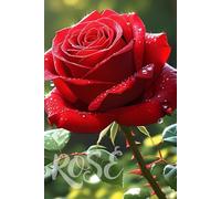 Radiant Rose Journal: A Red Blossom of Thoughts: Elegant Lined Notebook for Writing, Journaling, and Daily Inspiration