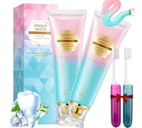 Radiant Whitening Toothpaste,2025 Upgrade Fresh Breath Toothpastes,Complete Care Toothpastes, Repair And Protect Teeth, Remove Tooth Stains (Same size, K22-2Pc)