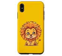 Radiante León Leo símbolo del Zodiaco con Brillante y cálido Encanto Carcasa para iPhone XS MAX